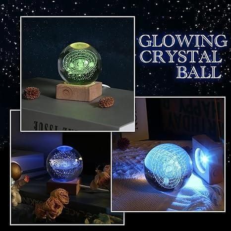 3D Crystal Lamp Ball – Unique LED Night Light Gift