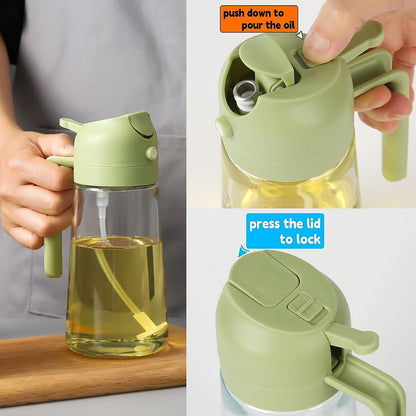 Portable Sprayer Oil Dispenser (500ml) - 2 in 1 Function