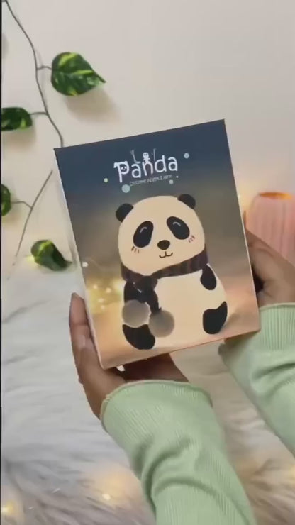 Adorable Panda Night Light for Kids – Soft Silicone LED Bedside Lamp
